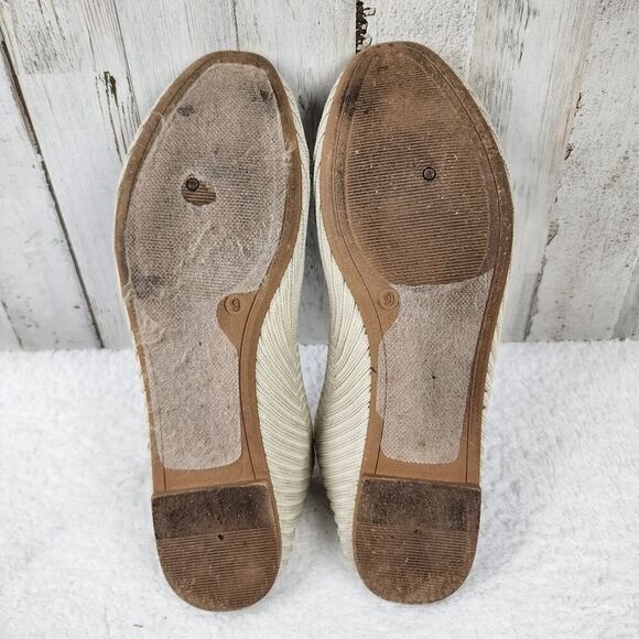 Danskin Hope Knit Ballerina Nude Flats Size 9 - Picture 7 of 8